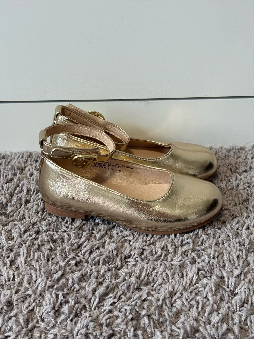 Baby Gap Toddler Girl Metallic Ballet Flats